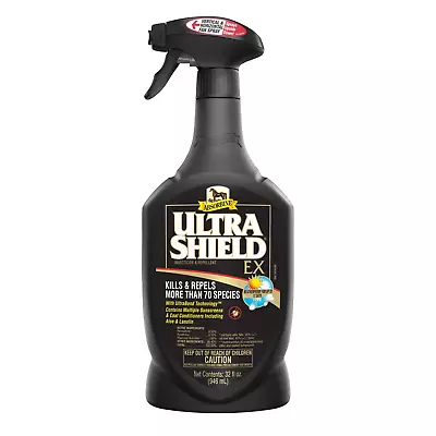 $36.49 • Buy Absorbine UltraShield EX Fly Spray For Horses Dogs Animals 32 Oz.
