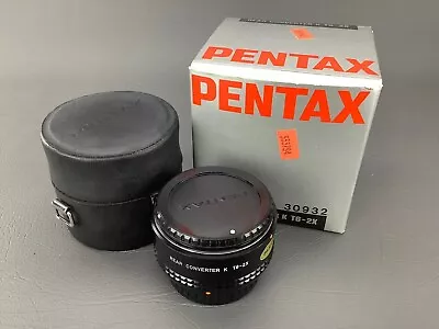 Pentax Rear Converter K T6-2X With Caps Case Original Box Mint • $79