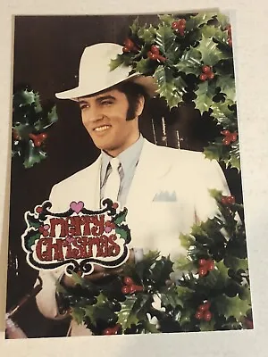 Elvis Presley Vintage Candid Photo Picture Elvis In White Merry Christmas EP3 • $12.99
