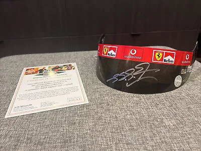 Michael Schumacher Personally Signed Visor Top Rated Seller With A COA Superb • $2565.19