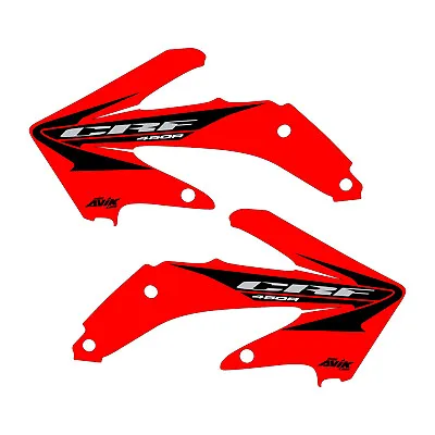 CRF450R 05-08 Stock Replica Shroud Graphics Red Bg FREE SHIPPING!!! • $65