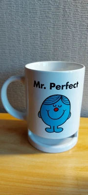 £2.99 • Buy Mr. Perfect White Coffee/Tea Mug The Perfect Dunk Mr. Men 2004 Roger Hargreaves 