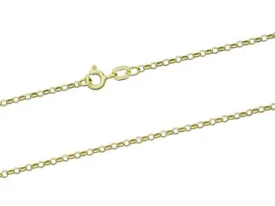 9ct Yellow Solid Gold Belcher Jewellery Chain 16-20  Necklace • £40.25