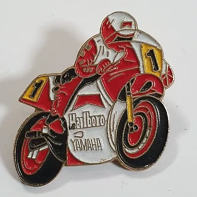 Vintage Yamaha Marlboro Enamel Metal Pin Badge - Racing Motorcycle Motorbike TT • $12.44