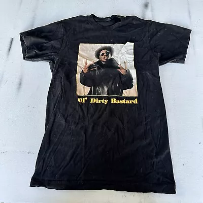 VTG Have You Seen Him Ol' Dirty Bastard Rap Hip Hop Womens Cut-up Shirt S/M • £17.37