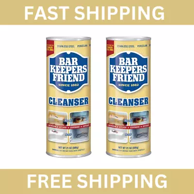 Bar Keepers Friend 21 Oz. All-Purpose Cleaner And Polish (2-Pack) • $6.15