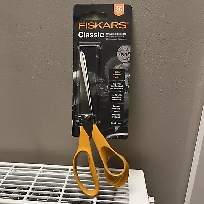 Fiskars Scissors 21cm Kitchen Classic Dressmaking Embroidery Fabric Craft UK • £15.99