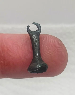 Roman - Medieval Pendant Bronze Metal Detecting Find (262) • £5