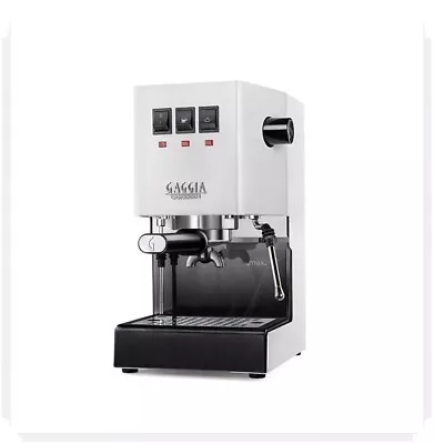 Gaggia Classic Evo Pro White | Manual Espresso Coffee Machine Polar White • £450