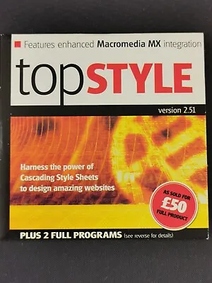 PC Plus Software Disk TopStyle ASP Database SiteXpert + More • £1.99