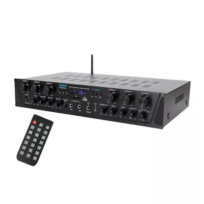 Pyle 6-Channel 600W Audio Amplifier System-Analog Digital Stereo Receiver • $89