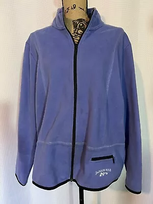 $11.90 • Buy Gear For Sports Women’s JACKSON HOLE Purple Zip Up Sweatshirt Plus 2X K41