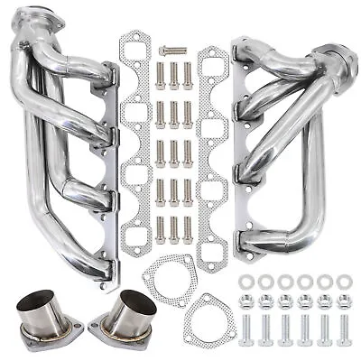Stainless Steel Exhaust Header Manifold For 63-77 Ford Mustang/Cougar 260-302 V8 • $142.75