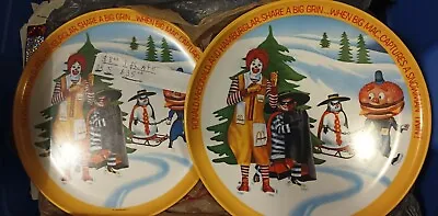 2 Vintage 1977 McDonald's 10   Plates By Lexington   • $10.95