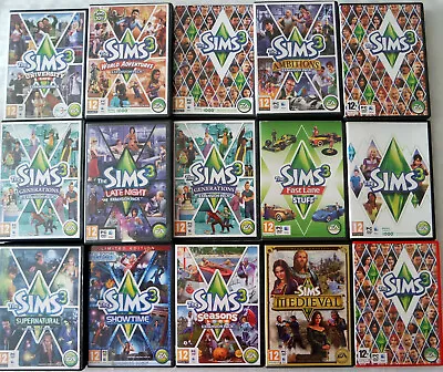 £6 • Buy The Sims 3 PC Game Expansion Pack & Base Game PC With Codes Buy 1 Or Bundle Up