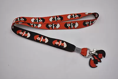 $12.99 • Buy Batman Lanyard Red Black White With Batman Logo Emblem