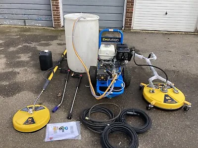 Pressure Washer Roof Cleaning Equipment Set. NEW 250bar 3600psi Honda Gx 390 • £3650