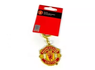 Manchester United Football Club Crest Car Keyring Key Ring Official Man Utd MUFC • £6.95