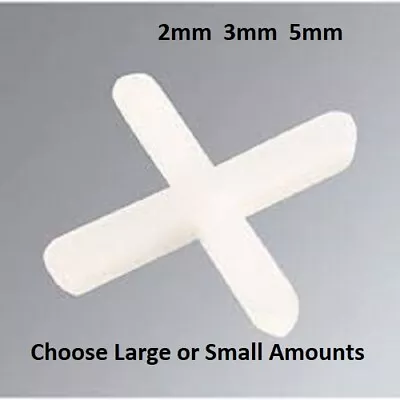 £5.90 • Buy Tile Spacers Vitrex Tiling Spacer Cross Grout Line Wall Floor SELECT SIZE & QTY