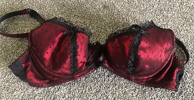 Beautiful Black & Red Marks And Spencer Ceriso Bra 34A • £9.99