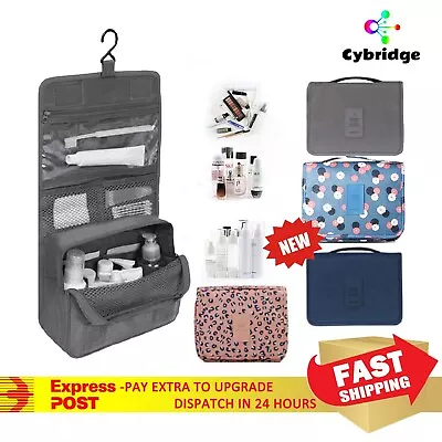 $9.99 • Buy Travel Cosmetic Storage MakeUp Bag Folding Hanging Toiletry Wash Organizer Pouch