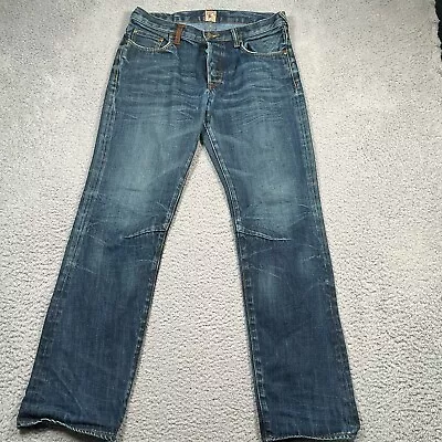 Vintage PRPS Barracuda Jeans Men's 32x34 Japanese Textile  Button Fly Whiskers • $50