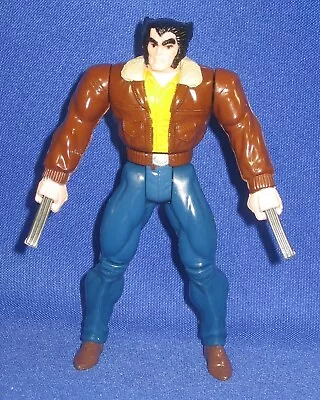 X-Men Wolverine Jacket 5  Action Figure Loose 1994 Toy Biz Vintage Claws Marvel • $11.69