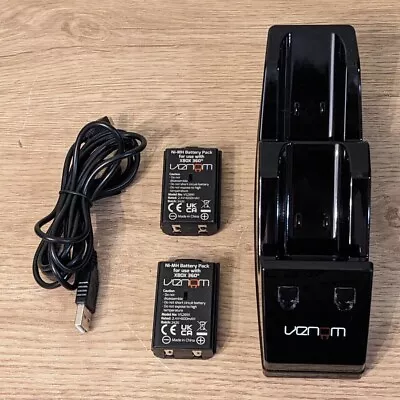 Replacement Parts Venom Twin Docking Station Charging For Xbox 360 Battery/cable • £4.99