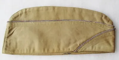 WW2 Vintage US ARMY MEDICAL CORPS GARRISON CAP KHAKI TAN OVERSEAS HAT Used • $16.96