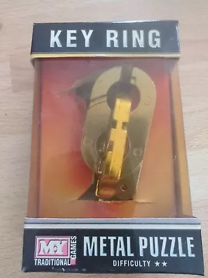 MY Traditional Games Key Ring Metal Puzzle  • £2