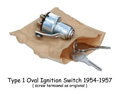 Vw Type 1 Bug 1954-1957 Ignition Switch Restoration Quality Oval Window • $100