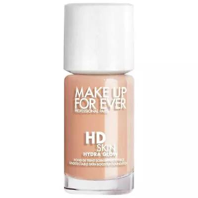 MAKE UP FOR EVER HD Skin Hydra Glow Hydrating Foundation/Hyaluronic Acid - 1r12 • $74.99