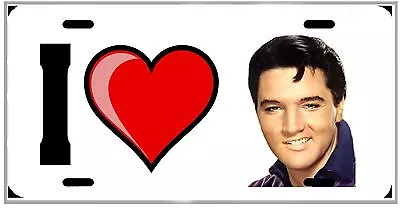 L@@K! Elvis Presley I Love Elvis! License Plate Vanity Auto Tag Room Sign • $19.99