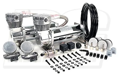 Viair 480C Dual Air Compressor Pack - Chrome - FREE SHIPPING - BCFAB • $452.95