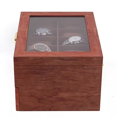 20 Slot Men Women Watch Box Wood Display Case Organizer Jewelry Storage Containe • $55.10