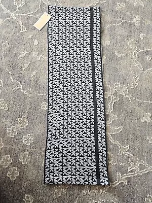 Michael Kors Infinity Scarf Signature MK Logo Charcoal & Gray • $38