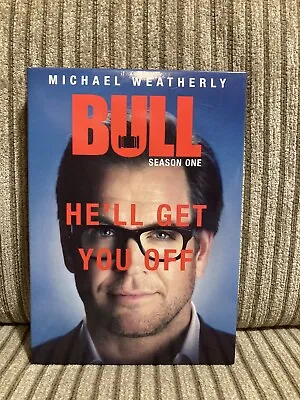 BULL Season One DVD Set Michael Weatherly Legal Comedy 2017 Tested • $6.94
