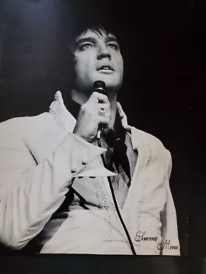 A Collectable Souvenir Menu Elvis Presley Las Vegas Summer Festival 1970. • $99