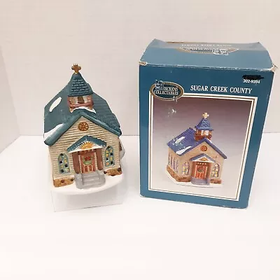 $8.95 • Buy Vintage 1996 Dickens Collectables Sugar Creek County Christmas Village Church