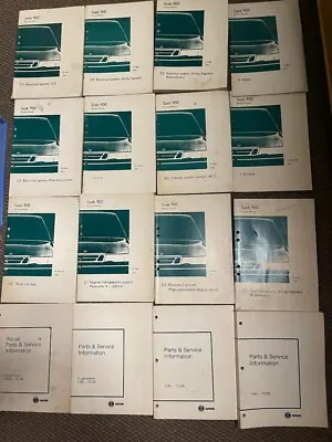 1994 1995 1996 1997 Saab 900 Service Shop Repair Manual Set OEM W Parts Books • $199.99