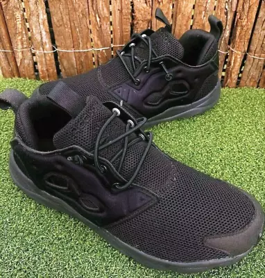 Reebok Furylite Triple Black Trainers Shoes US 6 UK 5 EUR 37.5 24cm • $39.20