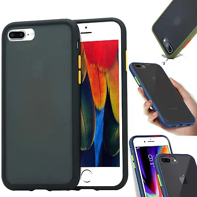 Case For IPhone 7 8 Plus Genuine Armor Anti-Knock Silicone Shockproof Cover • £2.98