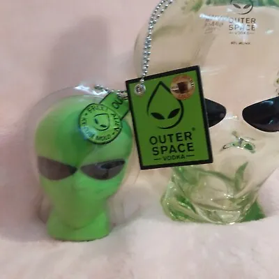 $34.99 • Buy Alien Head Outer Space Vodka Large Empty Glass Bottle & Ice Cube Mold 750 ML UFO