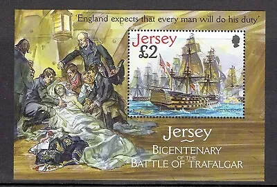 £1.95 • Buy JERSEY 2005 Bicentenary Of The Battle Of Trafalgar MNH MS Mini Sheet Miniature