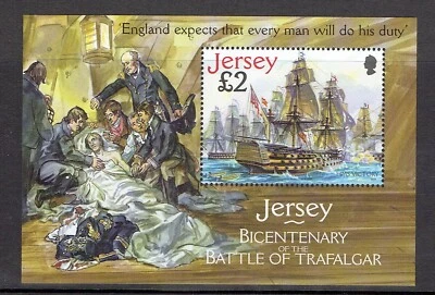 £1.95 • Buy JERSEY 2005 Bicentenary Of The Battle Of Trafalgar MNH MS Mini Sheet Miniature