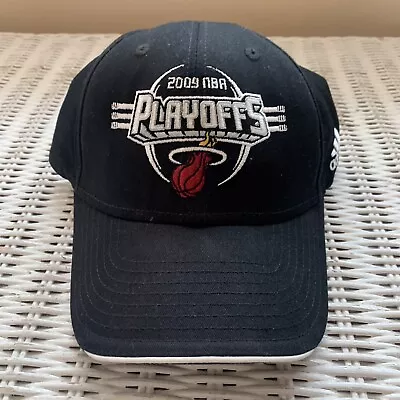 Miami Heat Adidas 2009 Playoffs Champions NBA Strap Back Hat Cap • $14.88