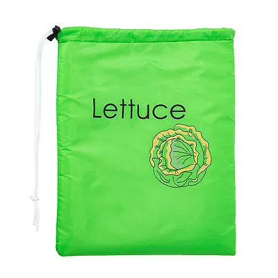 3pcs Retain Freshness Bag Vegetables Reusable Produce Drawstring Durable Storage • $13.04