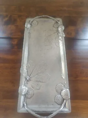 Kayserzinn Art Nouveau Silvered  Pewter Tray Model 4243 • £85