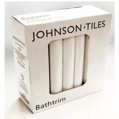 £26.99 • Buy PRG1 White Glazed Ceramic Bath Trim Tiles