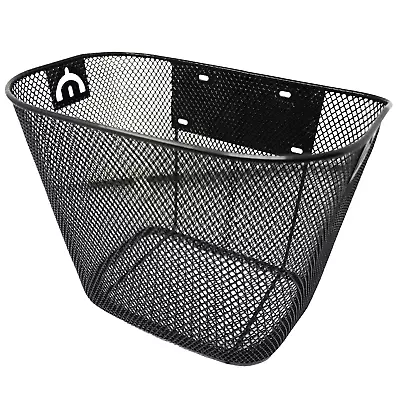 Bicycle Metal Mesh Basket Front Handlebar With Shopping Handle • £12.29